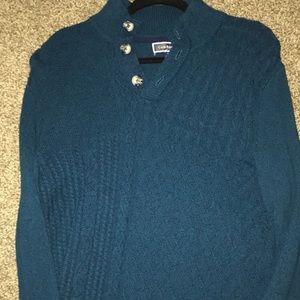 Large Cotton 3 button Sweater